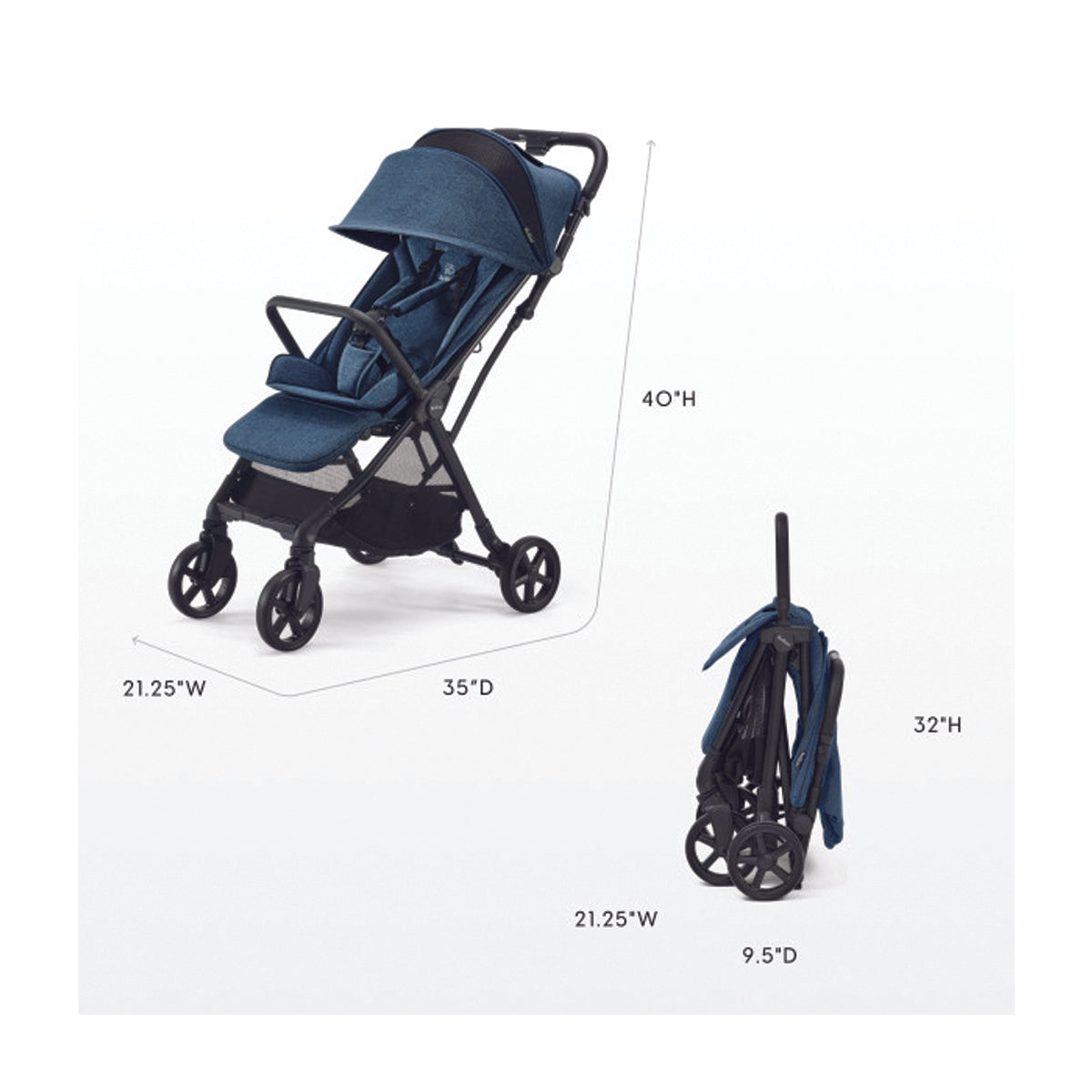 Bellini Juno Compact Everyday & Travel Stroller- Bambi Baby