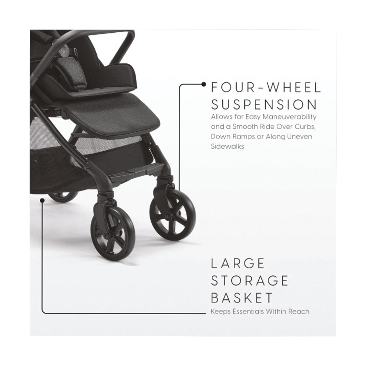 easy to travel stroller Bellini Juno Compact Everyday & Travel Stroller