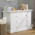 Sorelle Modesto Double Dresser RTA in White - Bambi Baby