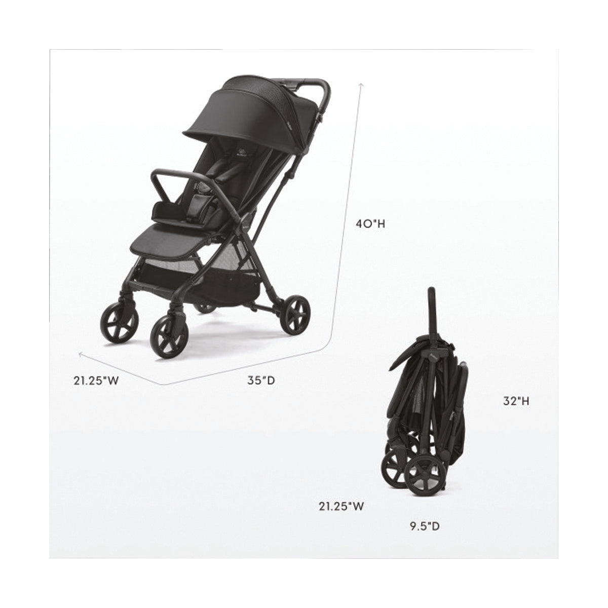 travel stroller compact Bellini Juno Compact Everyday & Travel Stroller