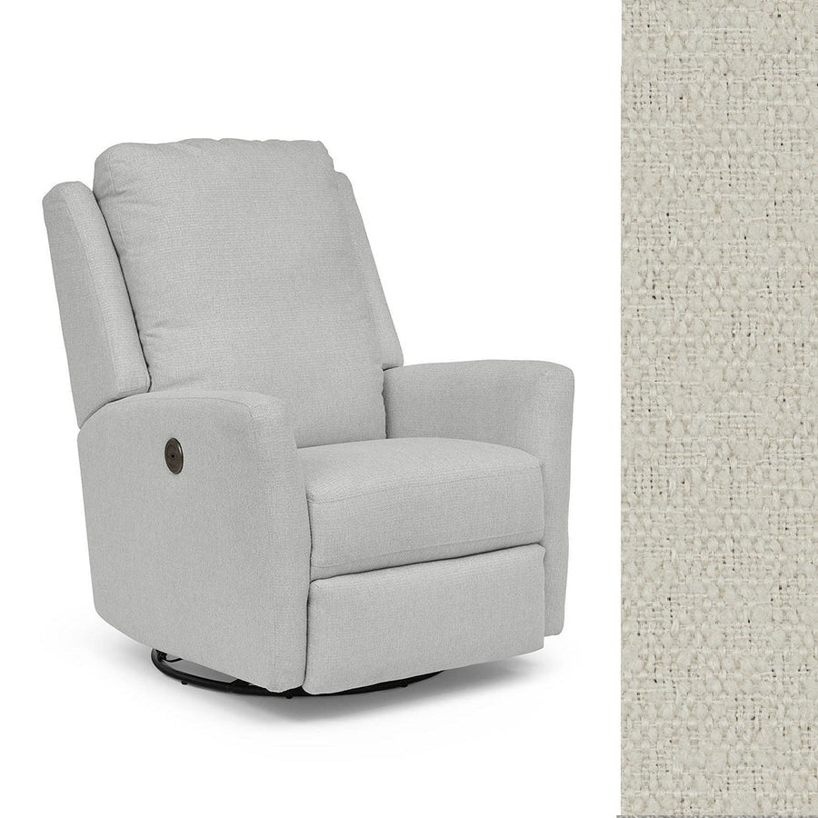 Sillón reclinable giratorio eléctrico Storytime de Best Chairs Heatherly- Bambi Baby
