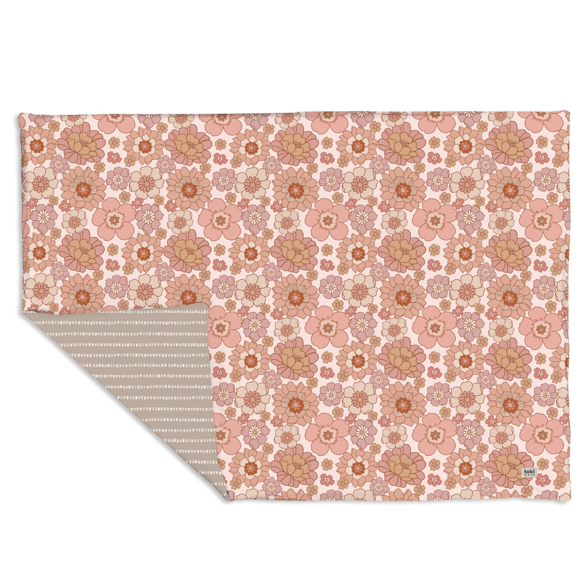 Toki Kids Blooms Organic Cotton Mat- Bambi Baby