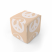 Toki Kids Beige Yin Yang Play Cube