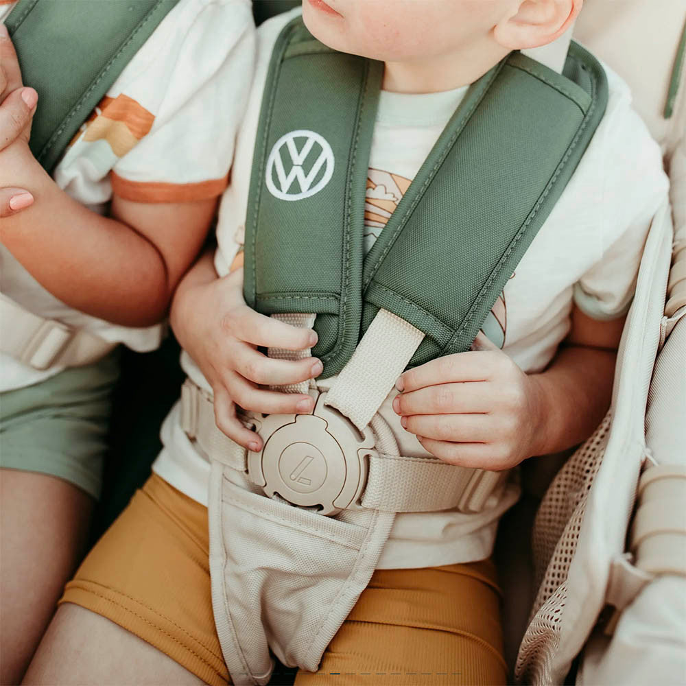 Wonderfold VW Edition Quad Stroller in Sage Green- Bambi Baby