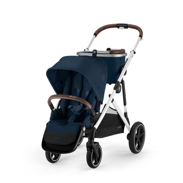 Cybex Gazelle S Stroller Ocean Blue/Silver Frame