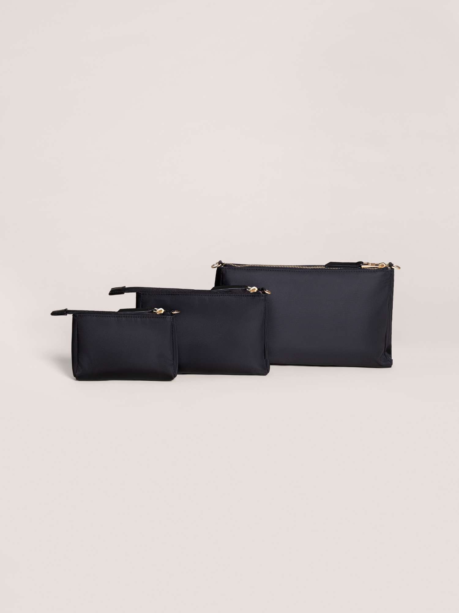 JuJuBe 3-Piece Pouch Clutch Purse Set - Black- Bambi Baby