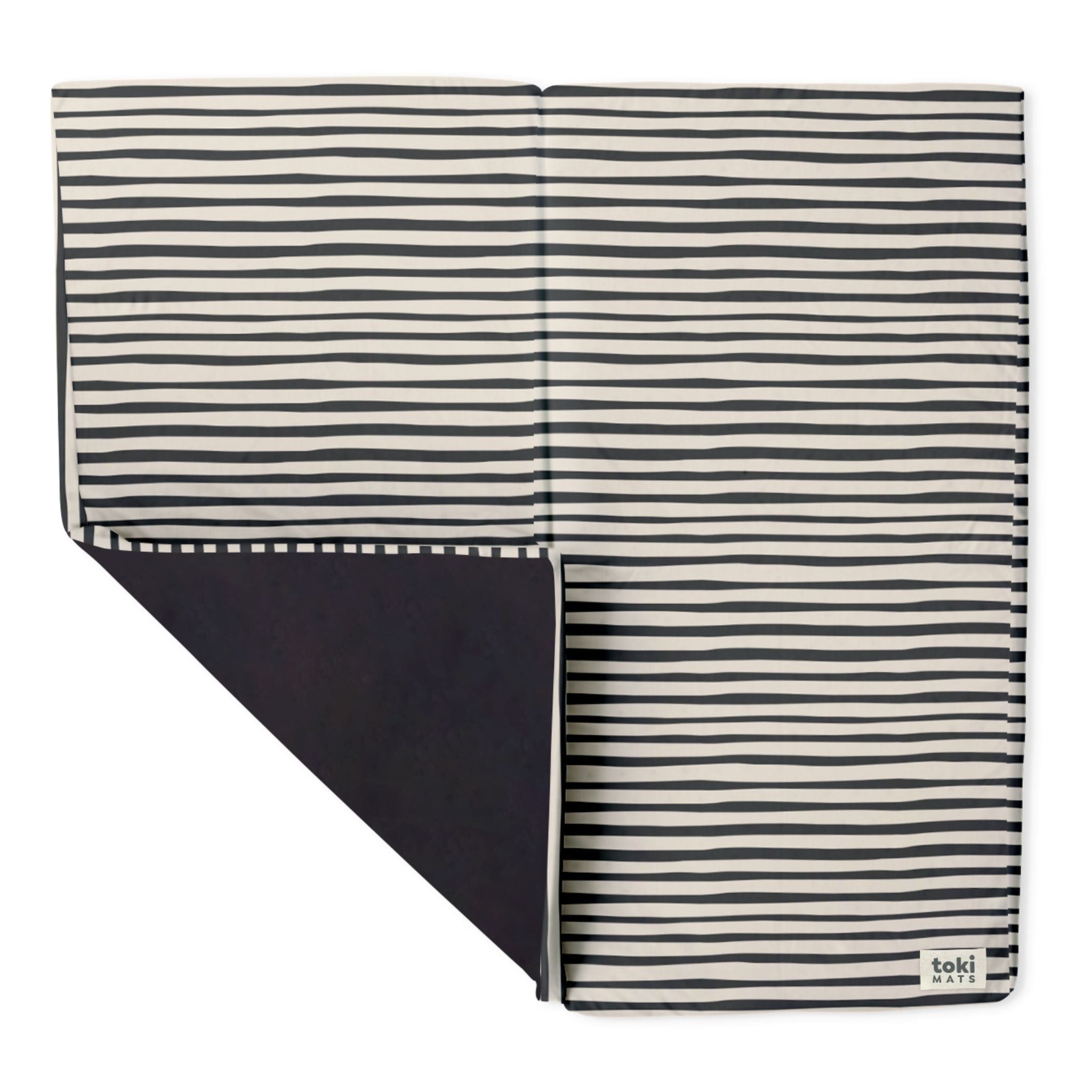 Toki Kids Bold Stripe Organic Cotton Mat- Bambi Baby