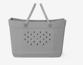 Gray Granite Veer Beach Tote - Front View | Bambi Baby