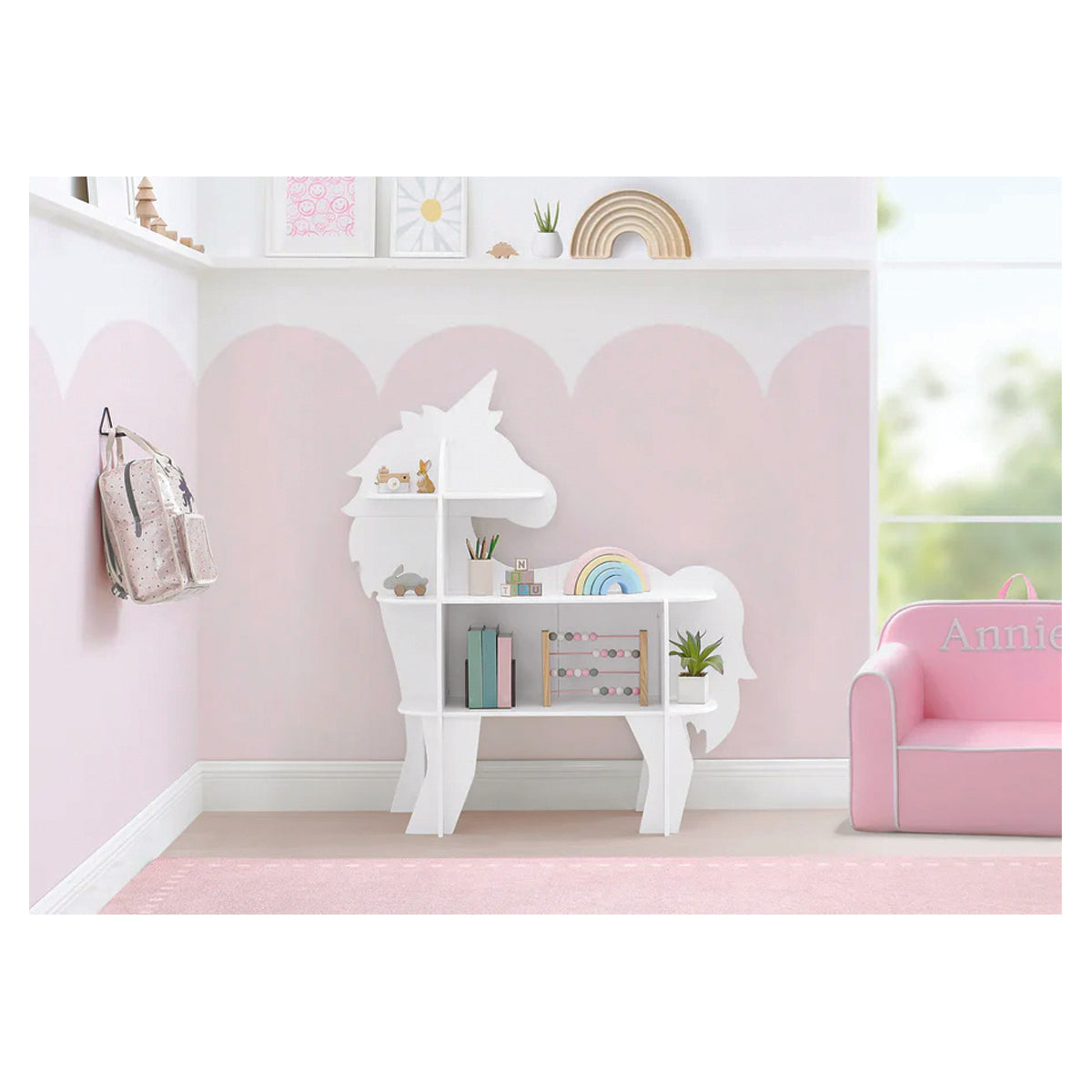 Delta Children Unicorn Bookcase- Bambi Baby