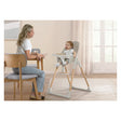 Delta Children Duet 2-In-1 High Chair And Infant Seat - Taupe (2421) - Bambi Baby