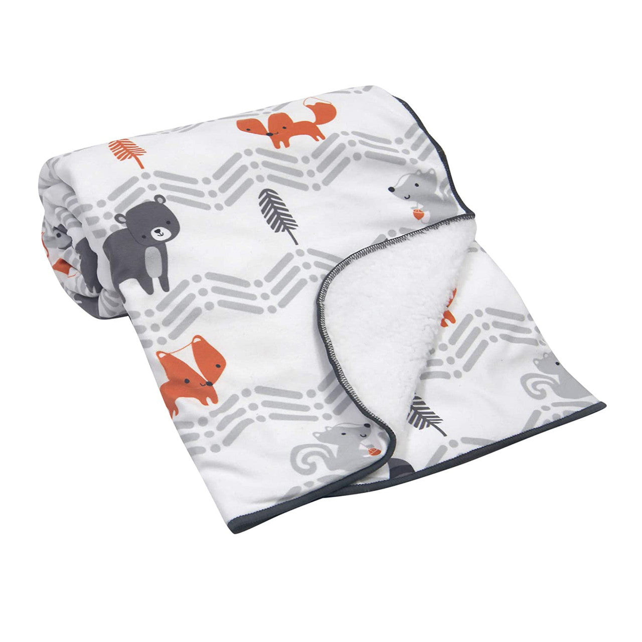 Bedtime Originals Acorn Sherpa Blanket- Bambi Baby