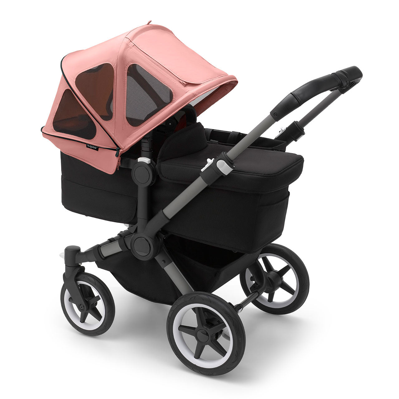 Bugaboo Donkey Breezy Sun Canopy Morning Pink – Bambi Baby