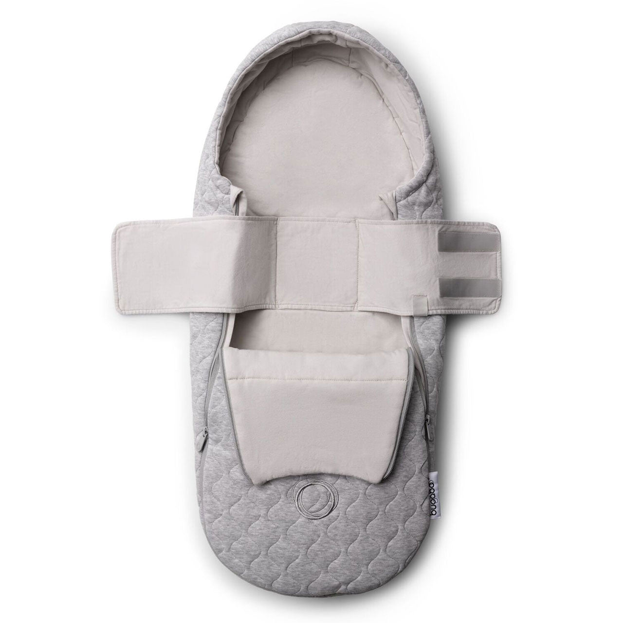 bugaboo newborn inlay light grey melange Bugaboo Newborn Inlay (Light Grey Melange)