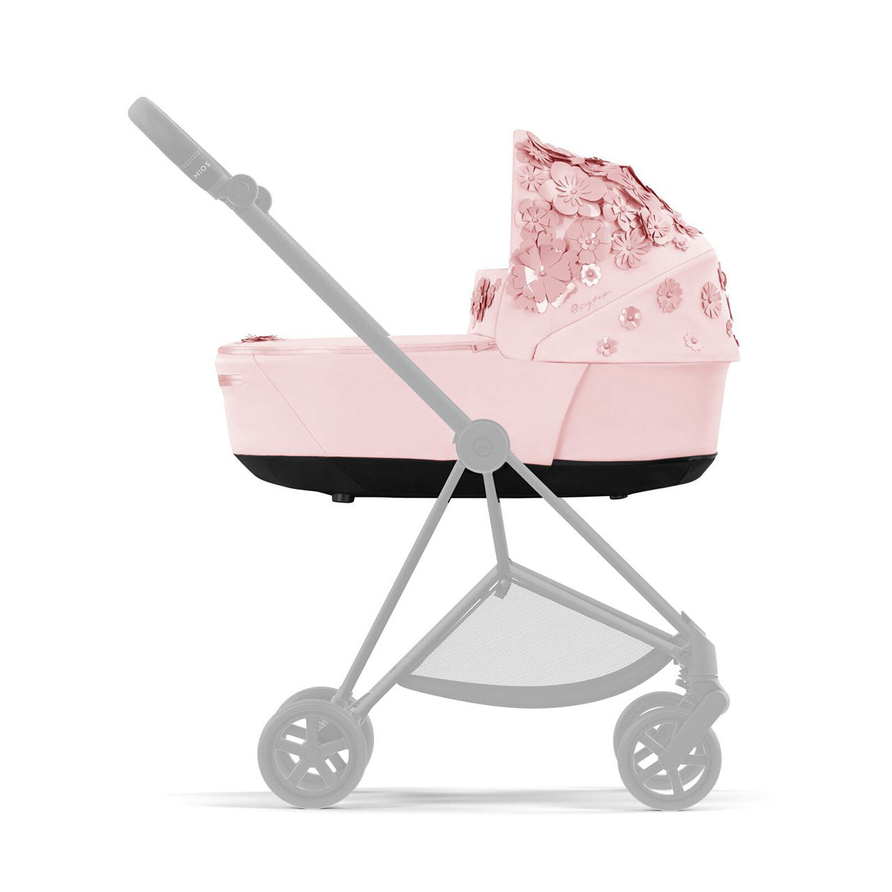 CYBEX Mios 3 Lux Carry Cot - Simply Flower Pink – Bambi Baby