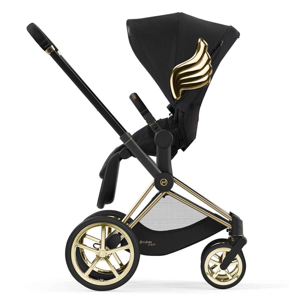 Cybex Priam 4 JS Wings One Box  - Black- Bambi Baby