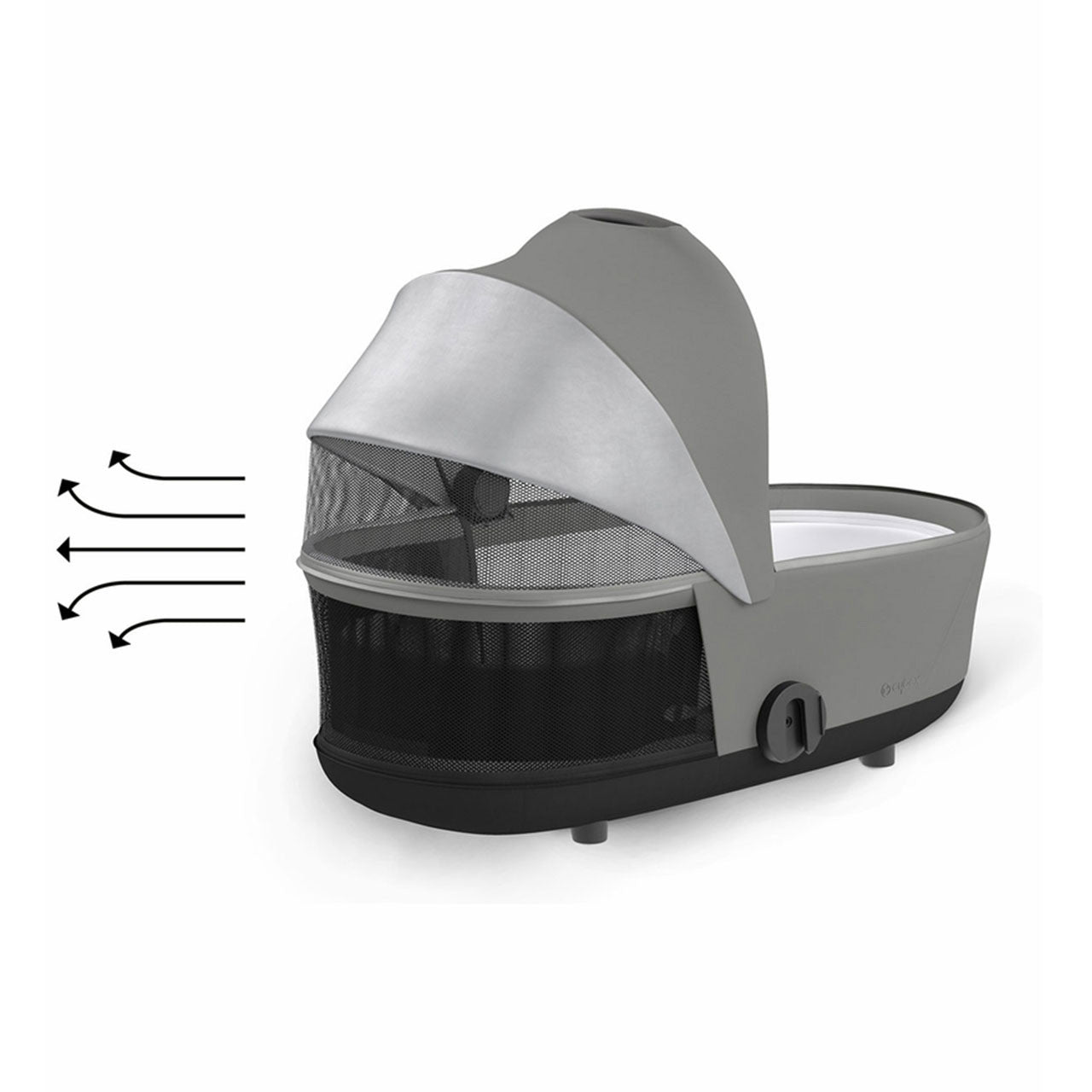 Cybex Mios3 Cot - Soho Grey- Bambi Baby