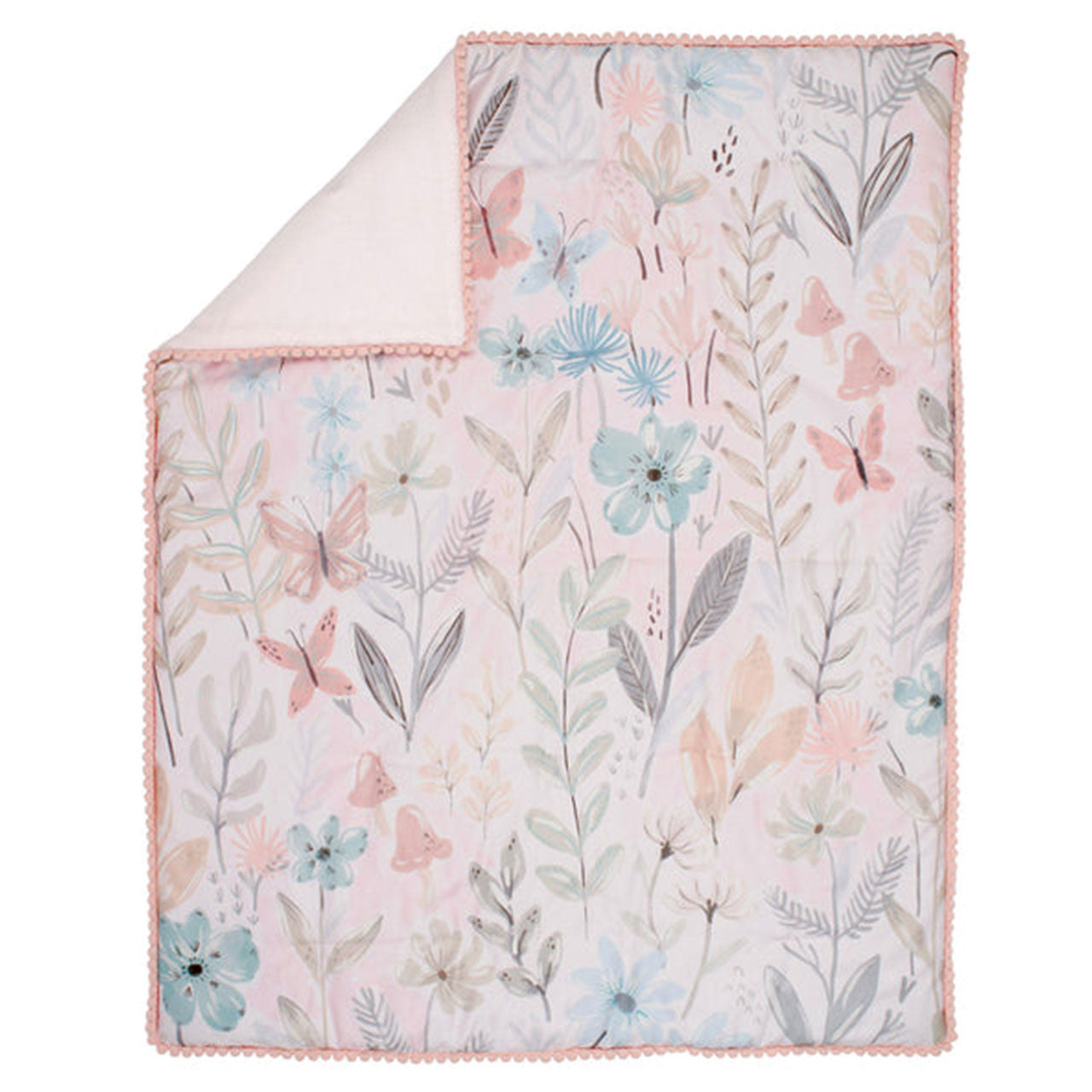 Conjunto de cama de 3 peças Lambs &amp; Ivy Baby Blooms- Bambi Baby