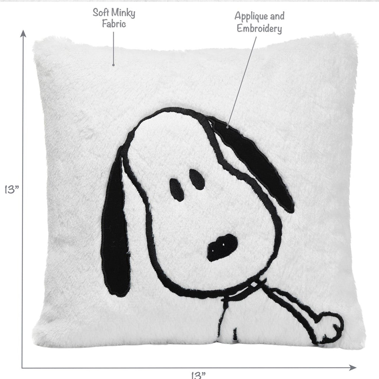 Lambs & Ivy Classic Snoopy Pillow- Bambi Baby