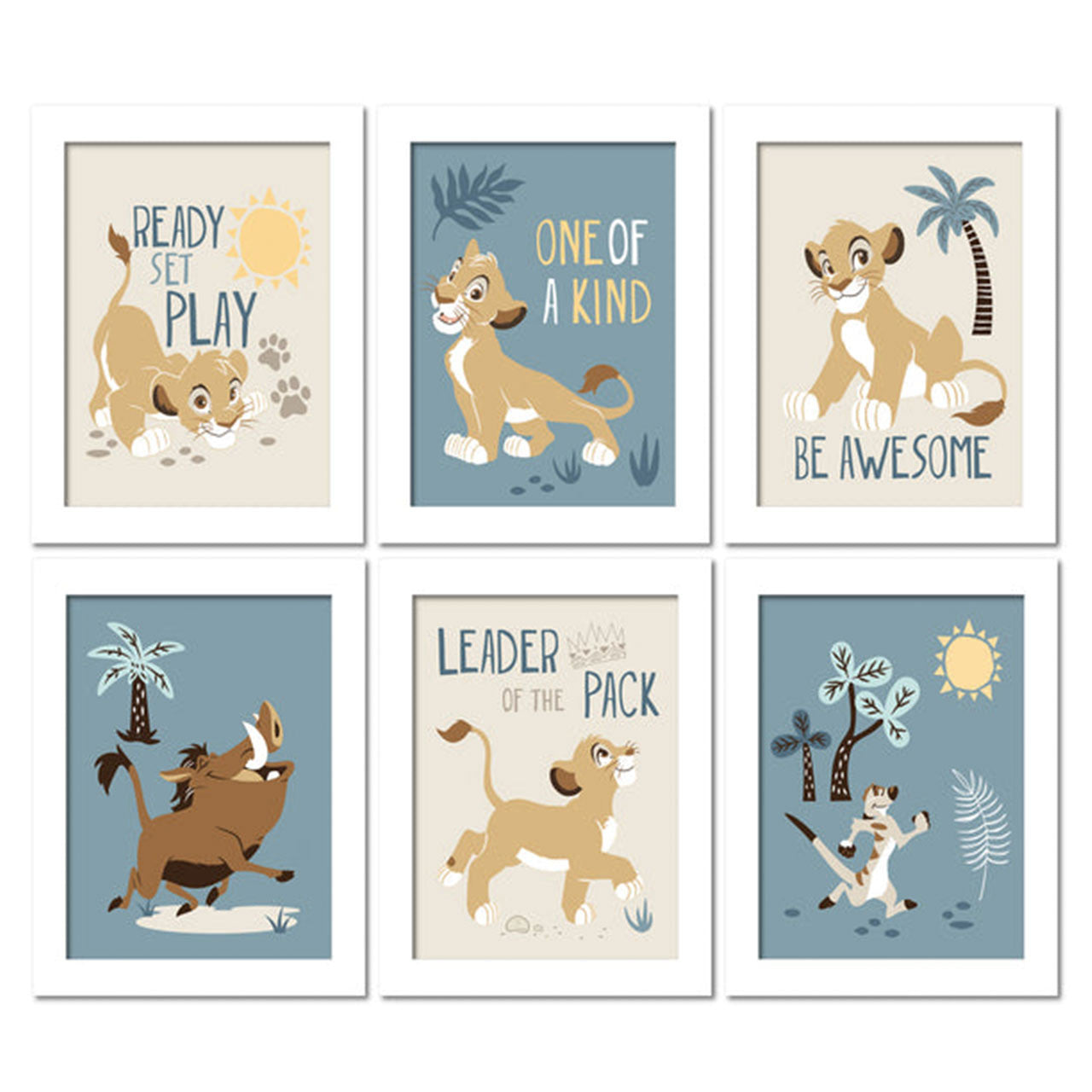 Lambs & Ivy Disney Unframed Wall Art Lion King- Bambi Baby