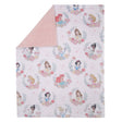Cobertor Minky/Sherpa das Princesas Lambs &amp; Ivy - Bambi Baby
