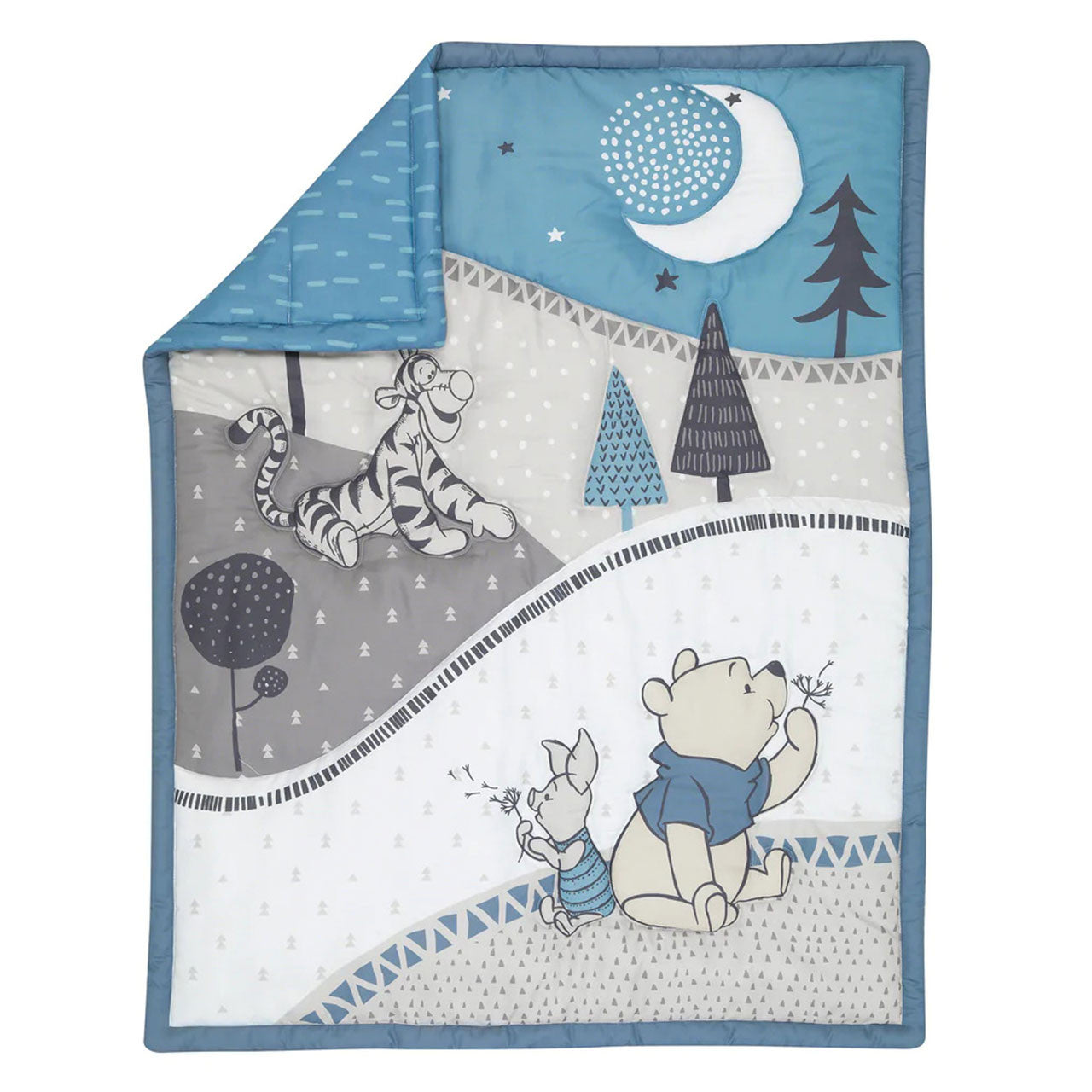 Lambs & Ivy Forever Pooh 3-Piece Mini Crib Bedding Set- Bambi Baby