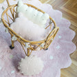 Cojín de punto rosa galleta de Lorena Canals - Bambi Baby