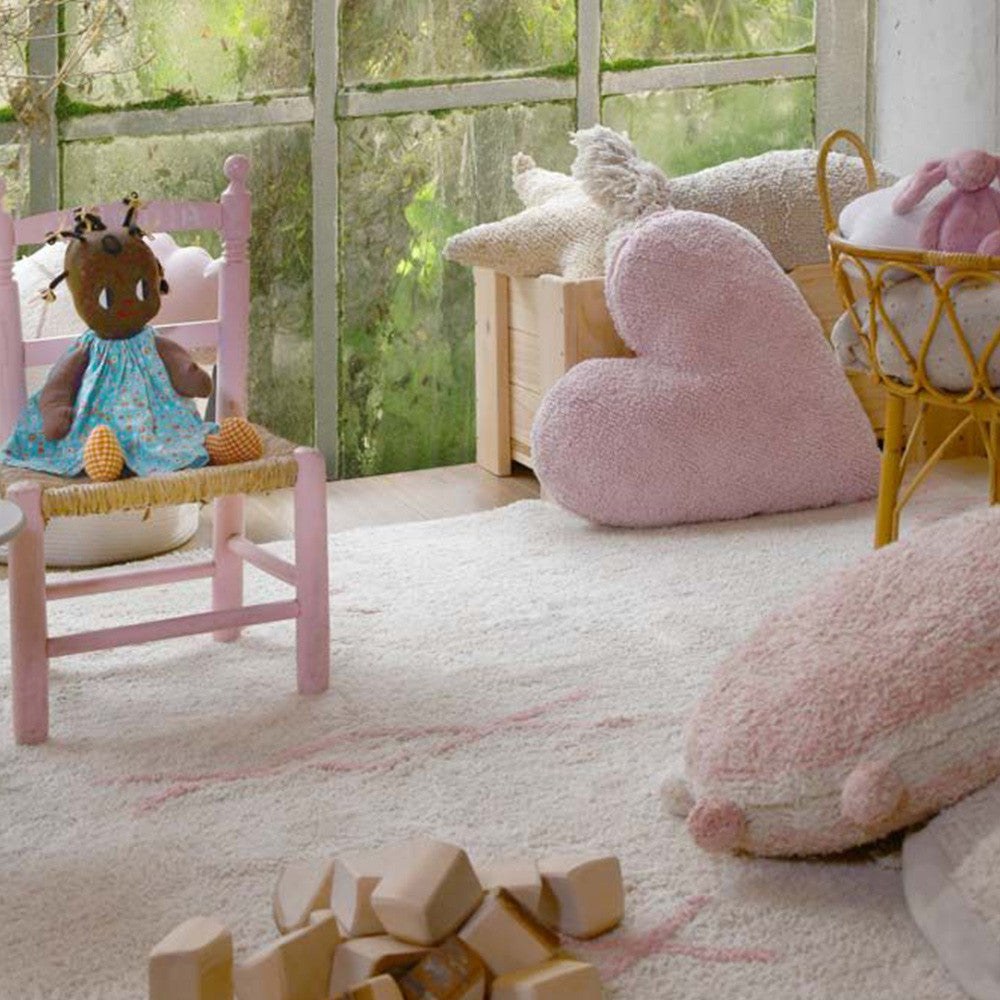 Lorena Canals Washable Rug Atlas Natural - Vintage Nude- Bambi Baby