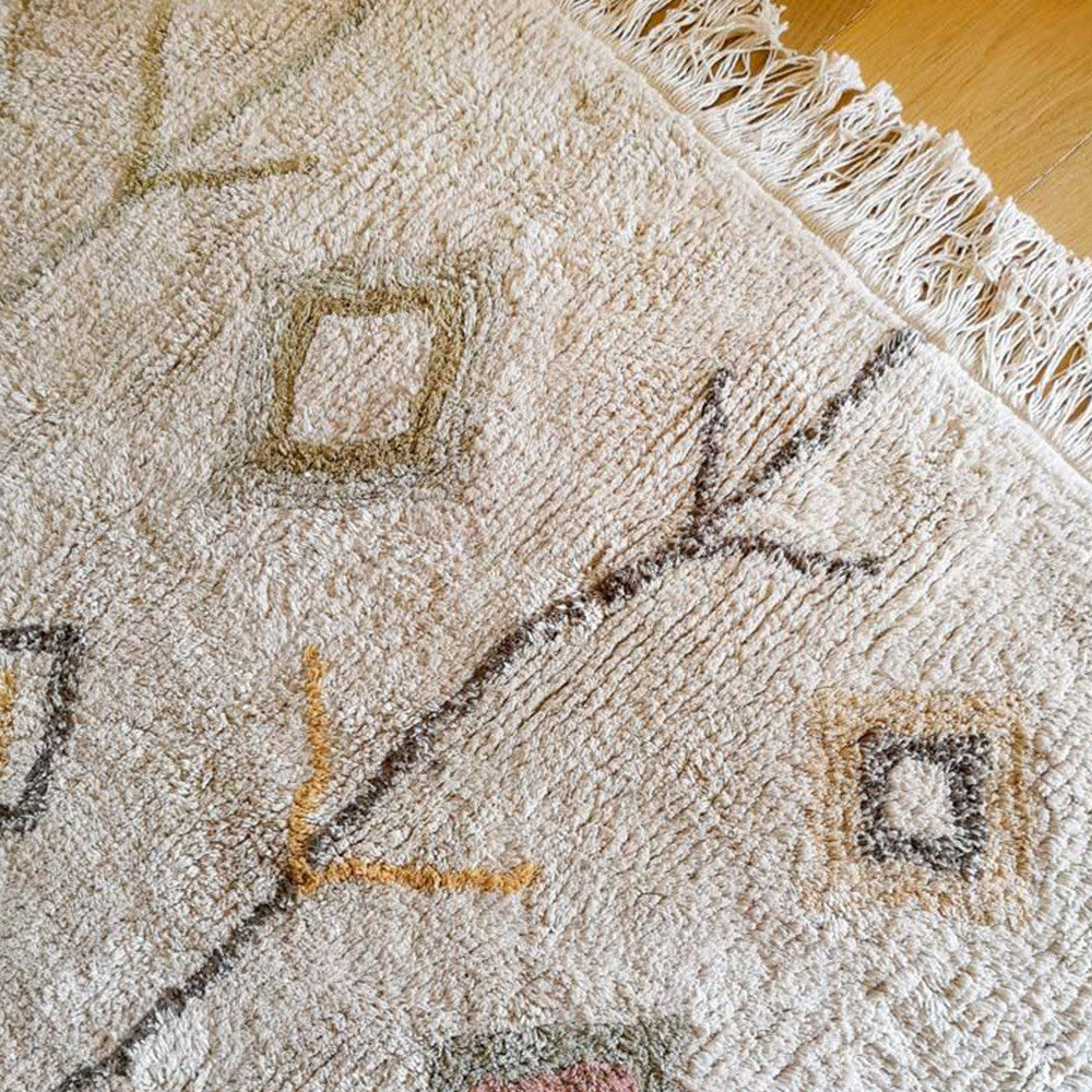 Lorena Canals Large Washable Rug Kaarol Earth- Bambi Baby