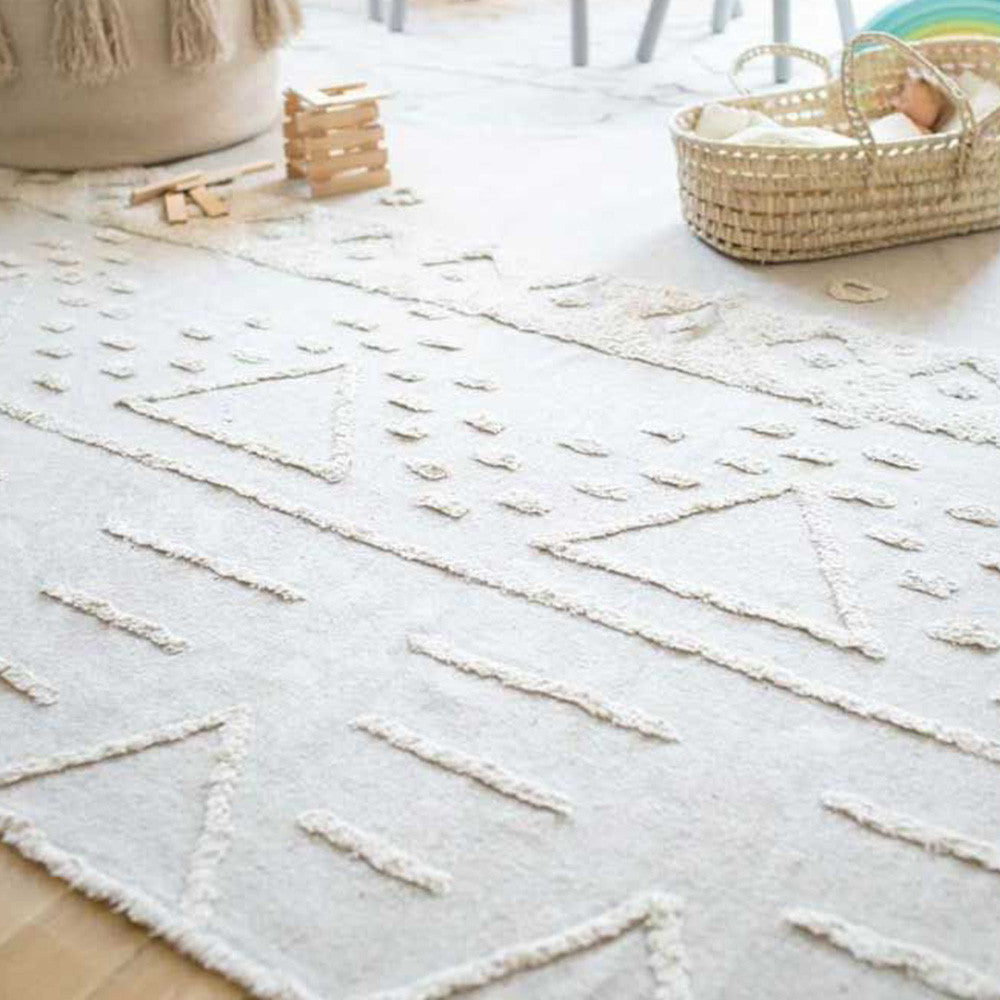 Lorena Canals XL Washable Rug Tribu Natural- Bambi Baby