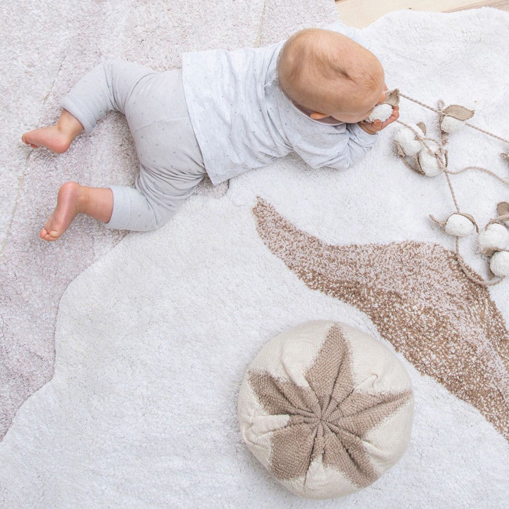 Lorena Canals Washable rug Cotton Flower- Bambi Baby