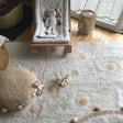 Tapete Lavável Lorena Canals Hippy Dots Natural - Mel - Bambi Baby