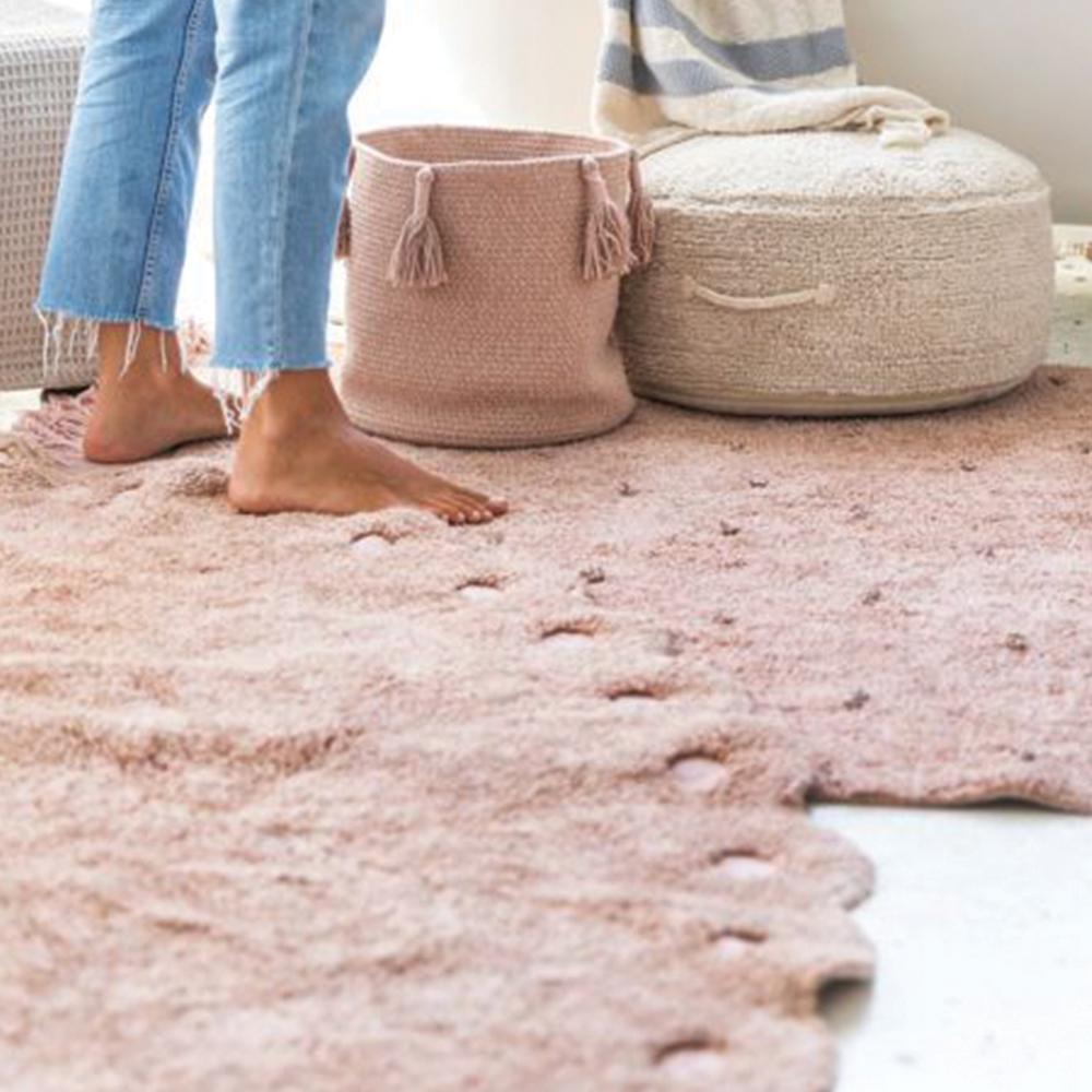 Lorena Canals Washabe rug Picone Vintage Nude- Bambi Baby