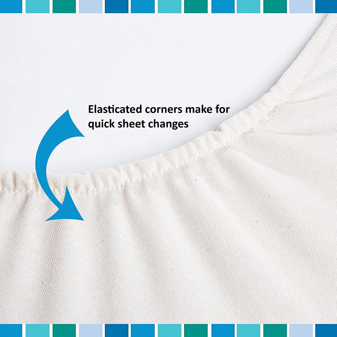 Moonlight Little Dreamer Contour Changing pad w/ organic cover16" x 32" x 1.5 (2 sided)- Bambi Baby