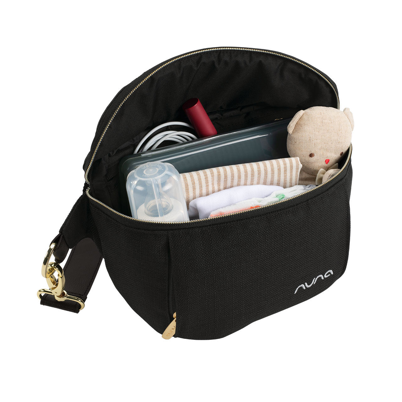 Nuna Stroller Sling Bag in Black- Bambi Baby