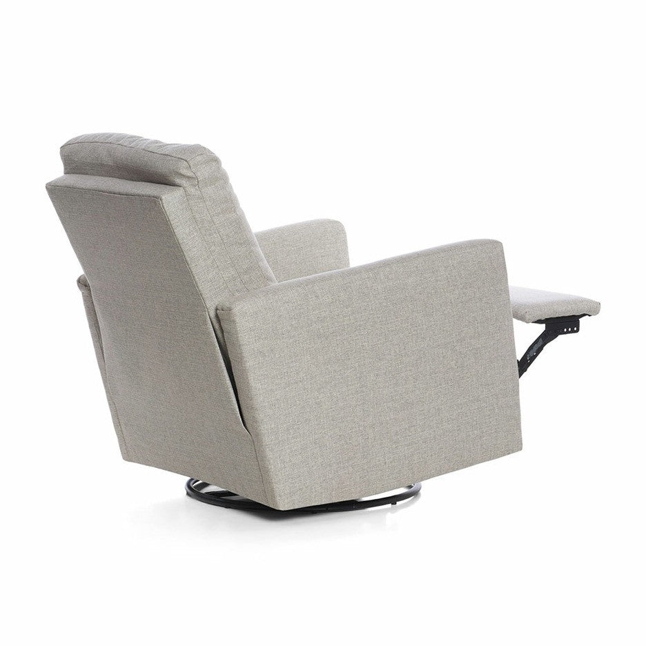 Oilo Drew Glider w/ Power & USB in Chenille Linen- Bambi Baby