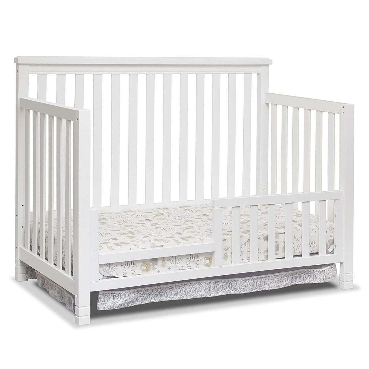 Sorelle Toddler Rail in Weathered White- Bambi Baby