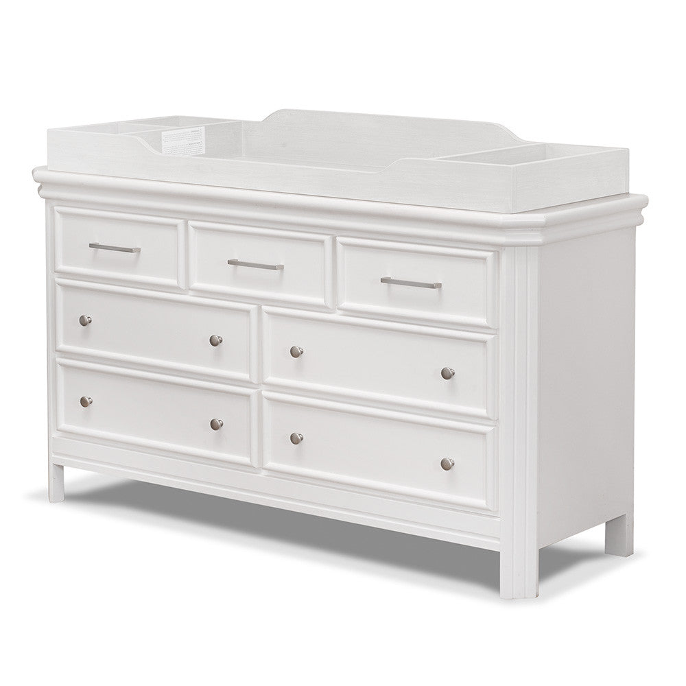 Sorelle Finley Elite 2 Piece Nursery Set in White Crib and Double Dr Bambi Baby
