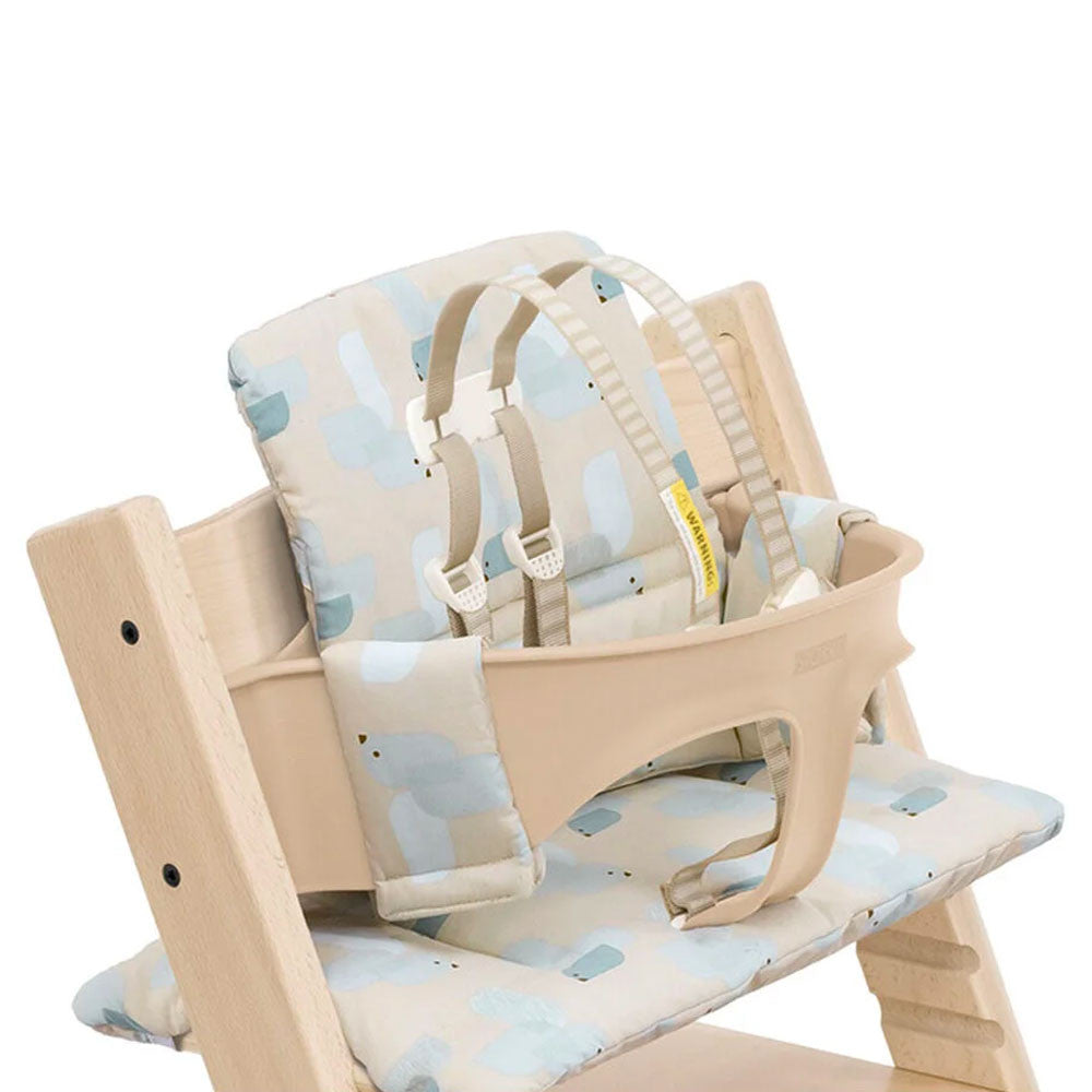 Stokke Tripp Trapp Classic Cushion in Birds Blue OCS- Bambi Baby