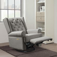Westwood Amelia Power Swivel, Glider, Recliner with USB Ports in Charcoal - Bambi Baby