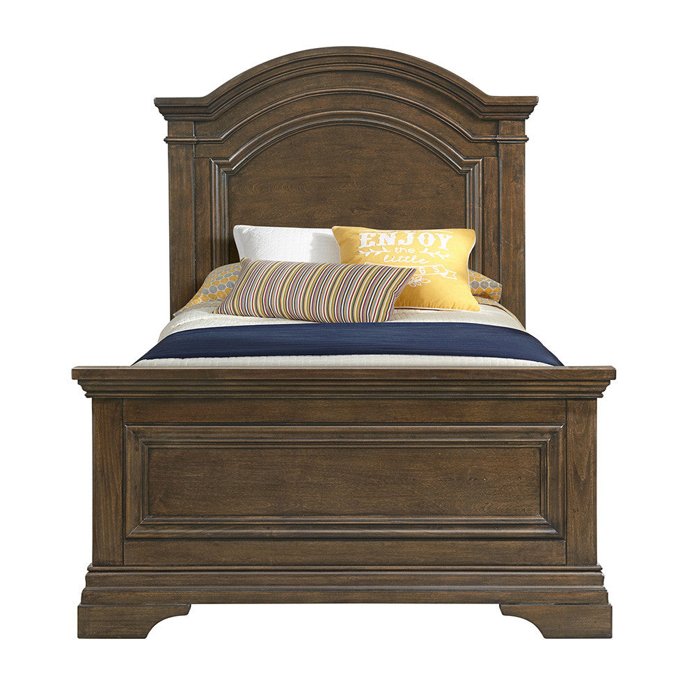 Cama individual completa Westwood Olivia Youth Arch Top en palisandro- Bambi Baby