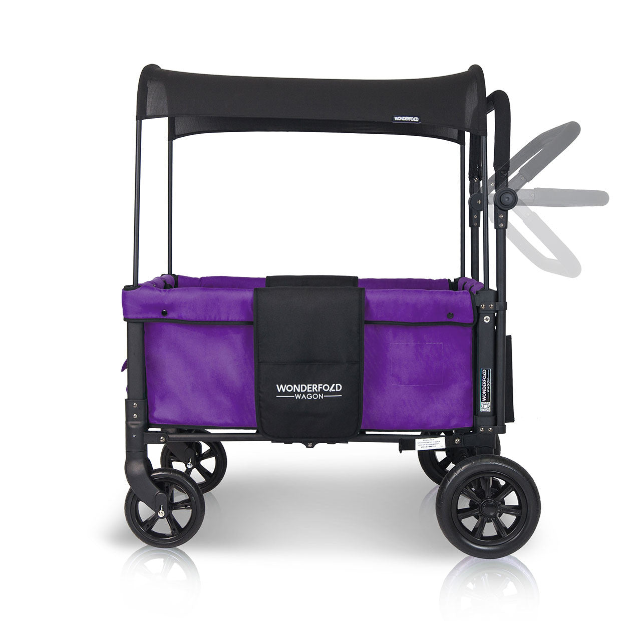 Wonderfold W1 OG Double Stroller Wagon in Cobalt Violet- Bambi Baby