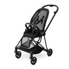 Matte Black CYBEX MIOS Stroller Frame & Seat - Three Quarter View | Bambi Baby