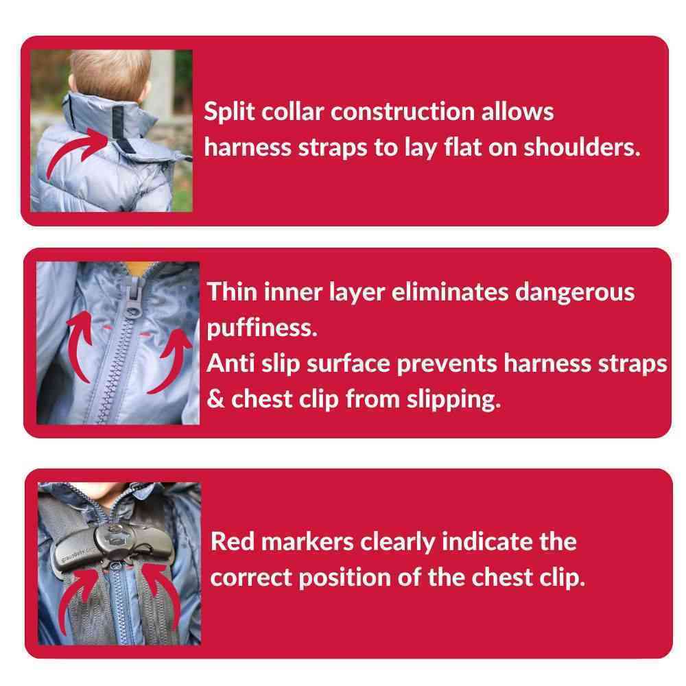 Onekid Car Seat Coat | The Road Coat Down - Navy- Bambi Baby