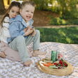 Toki Kids Checker Toffee Picnic Blanket - Bambi Baby
