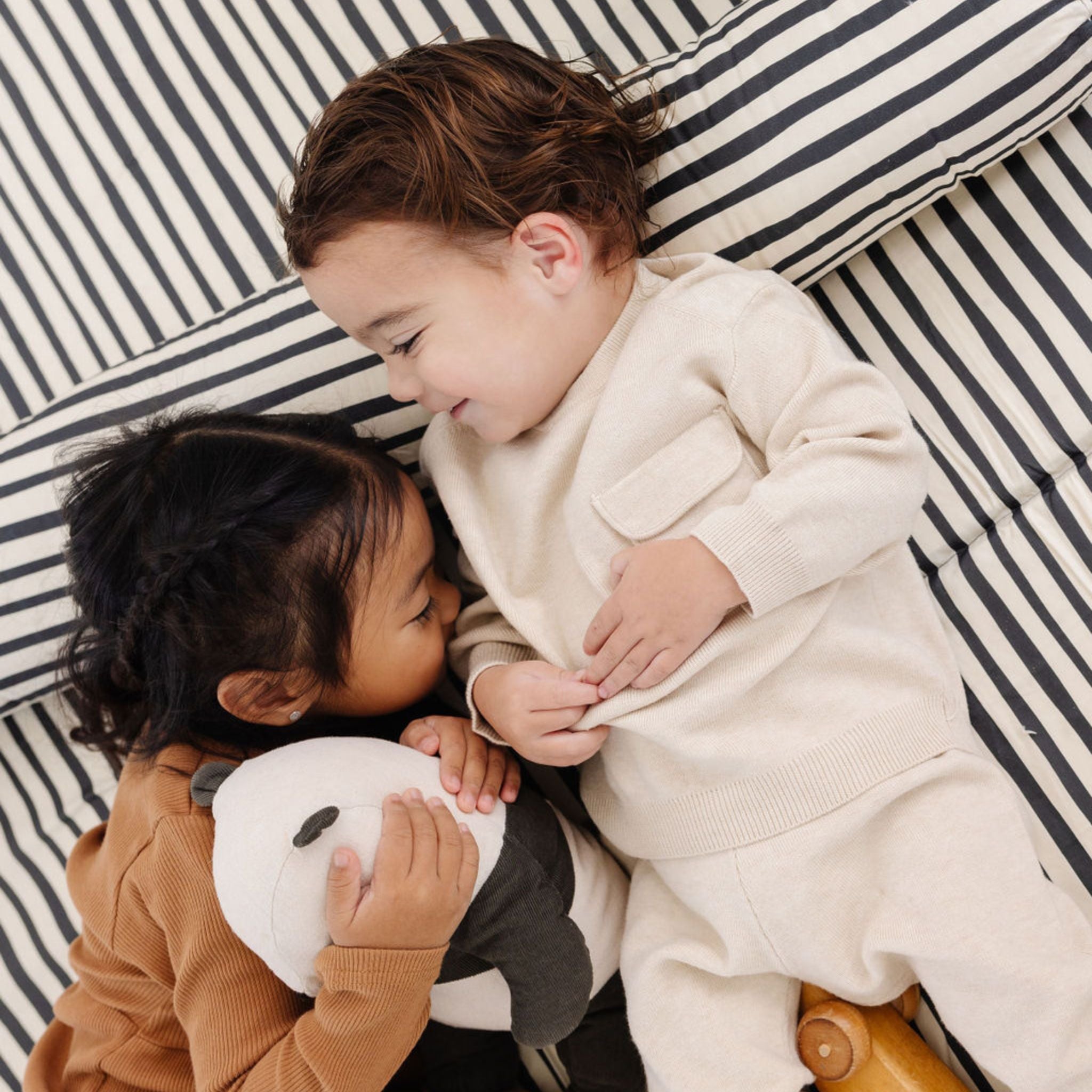 Toki Kids Bold Stripe Support Pillow- Bambi Baby