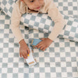 Toki Kids Checker Matcha Organic Cotton Mat - Bambi Baby
