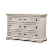 Fawn Baby Glacier Double Dresser in Brushed Ivory