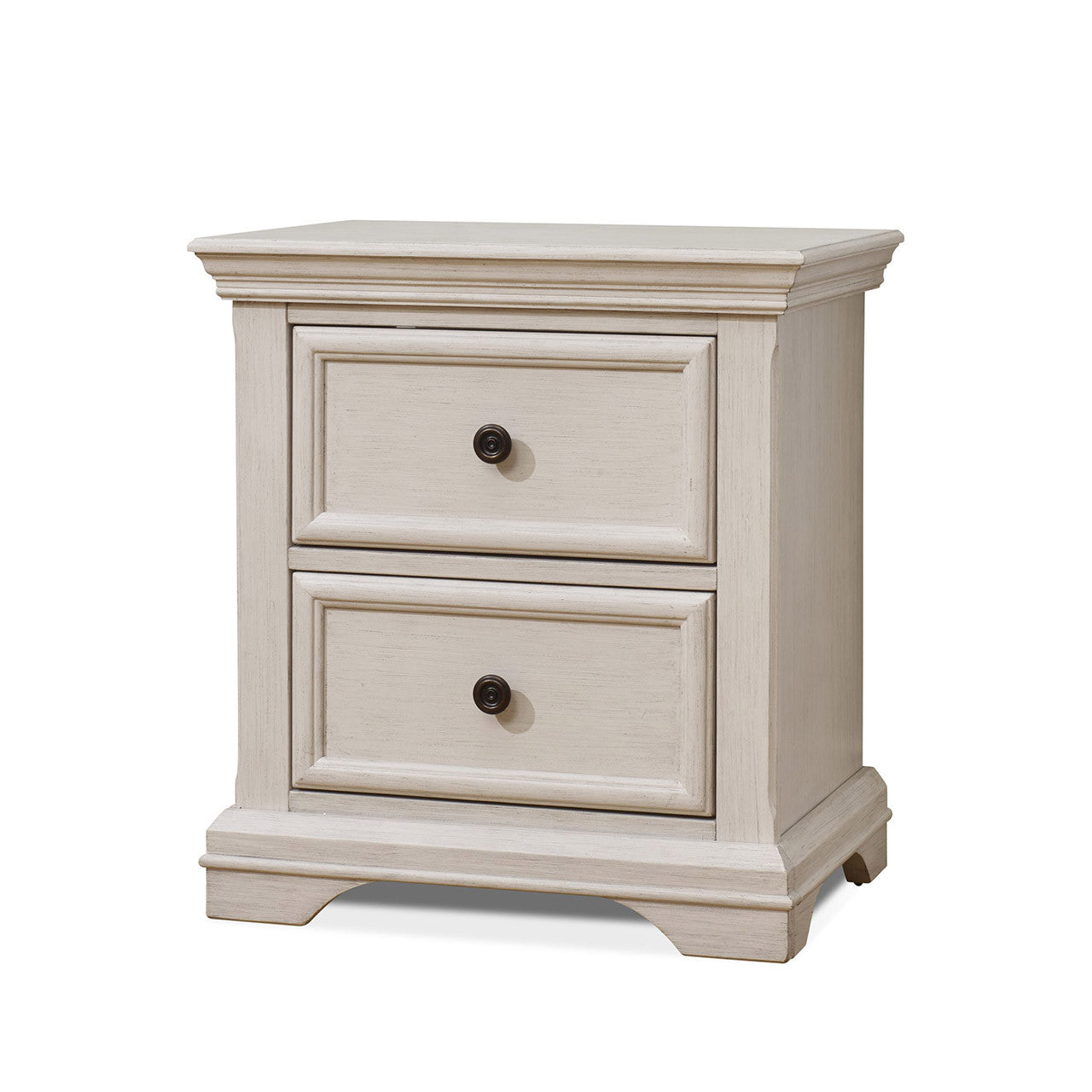 Fawn Baby Glacier Nightstand in Brushed Ivory- Bambi Baby