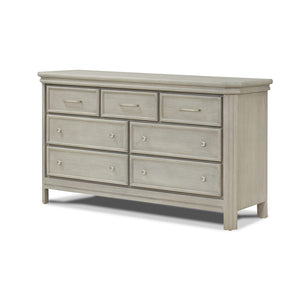 Heritage Fog Sorelle Finley Elite Double Dresser - Side Angle | Bambi Baby