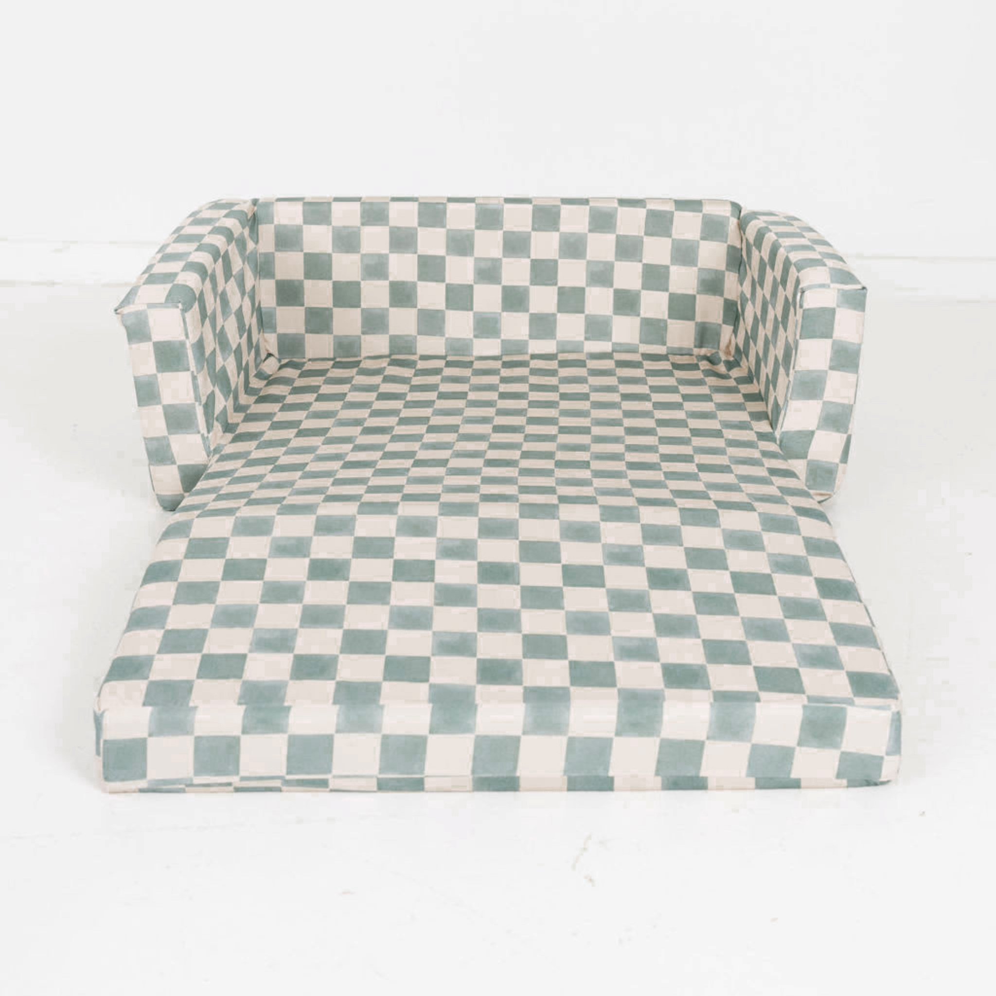 Toki Kids Checker Matcha Play Couch- Bambi Baby